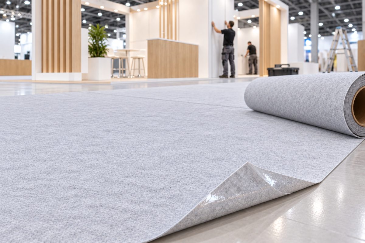 EcoCoverlay surface protection – trade shows and exhibitions